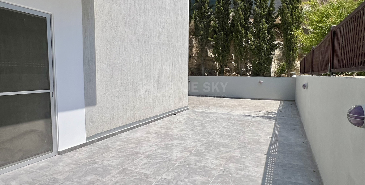 Fully Renovated 2-Bedroom Apartment with Large Private Patio For Rent – Agia Fyla
