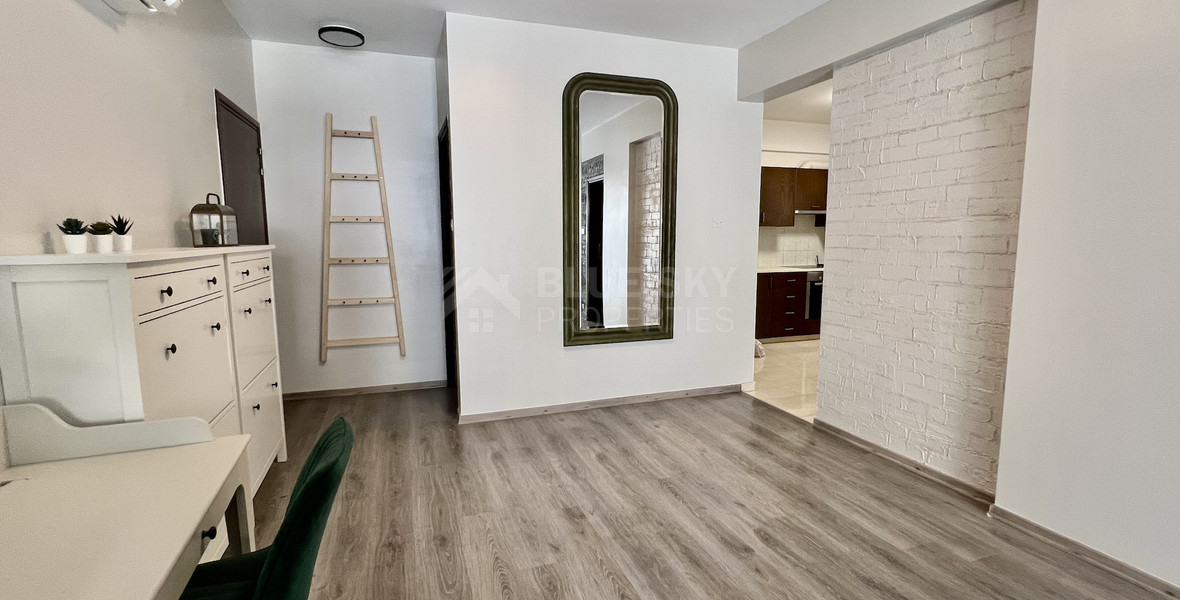 Fully Renovated 2-Bedroom Apartment with Large Private Patio For Rent – Agia Fyla