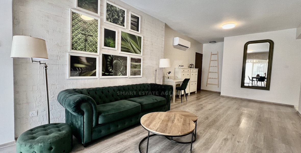 Fully Renovated 2-Bedroom Apartment with Large Private Patio For Rent – Agia Fyla