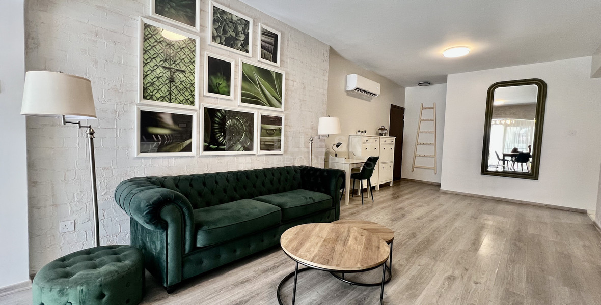 Fully Renovated 2-Bedroom Apartment with Large Private Patio For Rent – Agia Fyla