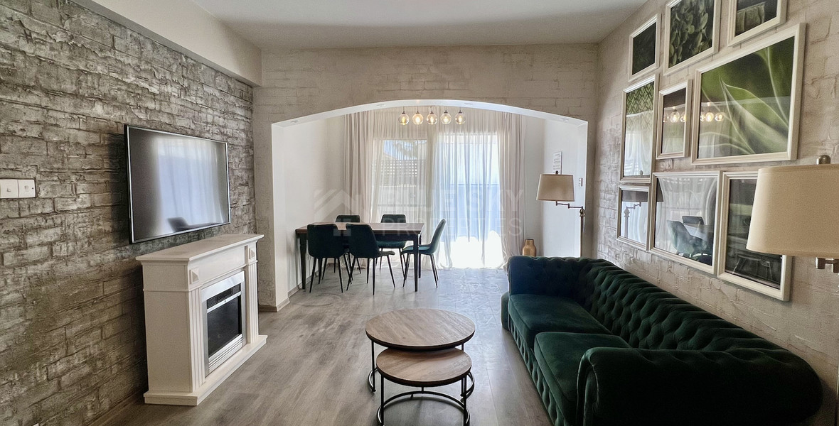 Fully Renovated 2-Bedroom Apartment with Large Private Patio For Rent – Agia Fyla
