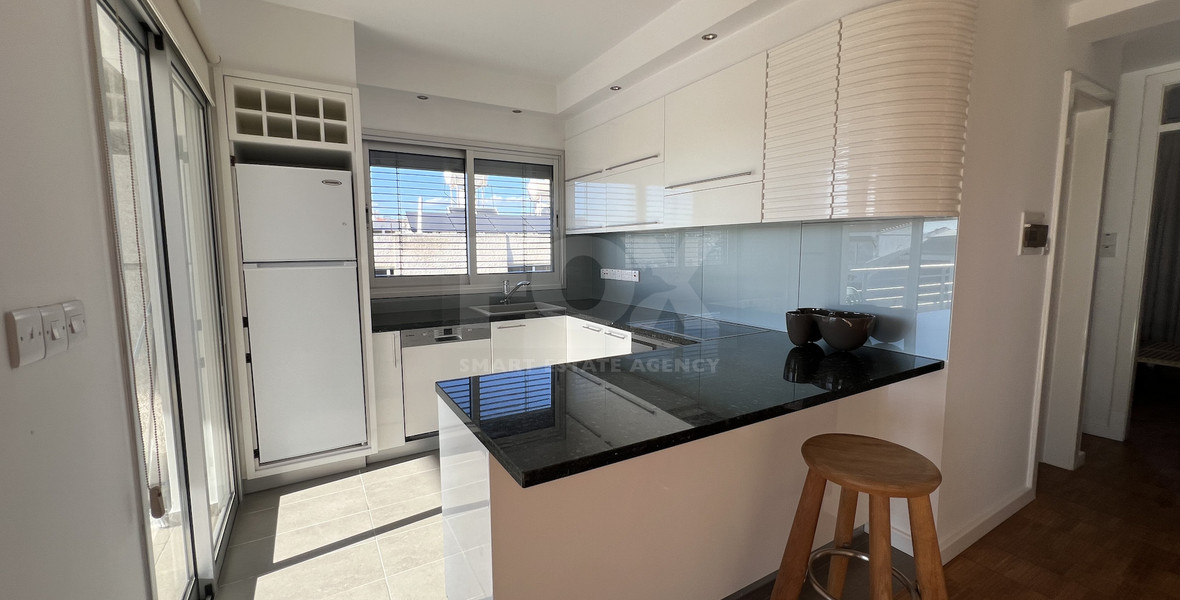 Top-Floor 1+1 Bed Apartment in Kapsalos with Views