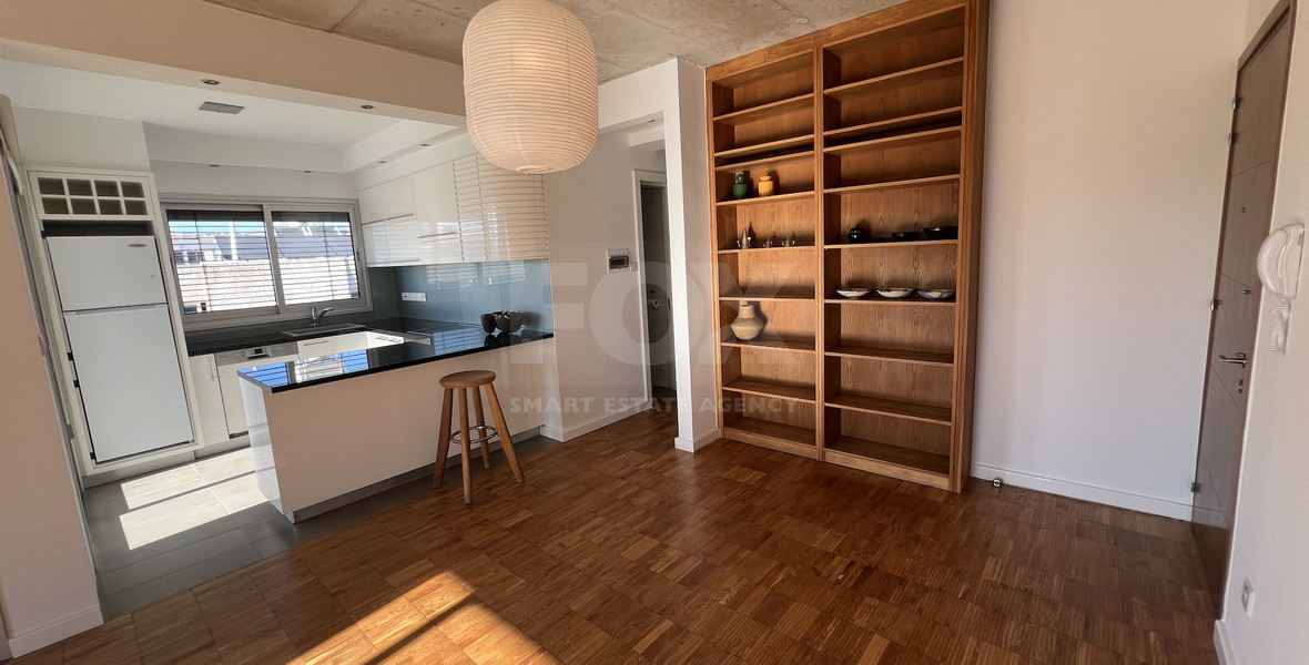 Top-Floor 1+1 Bed Apartment in Kapsalos with Views
