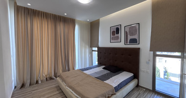 Modern Sea-View 2-Bed Apartment in Agios Tychon