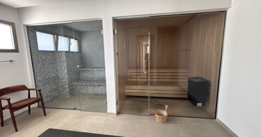 Modern Sea-View 2-Bed Apartment in Agios Tychon