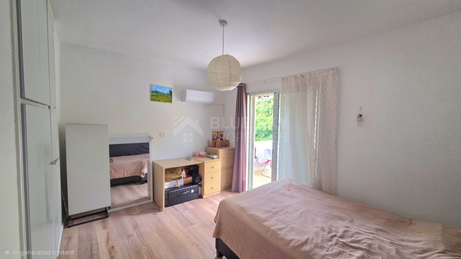Two-Bedroom Furnished Apartment next to greenery, for Rent in Neapoli, Limassol