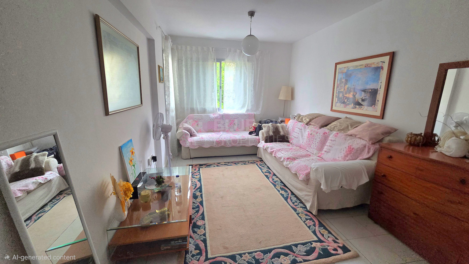 Two-Bedroom Furnished Apartment next to greenery, for Rent in Neapoli, Limassol