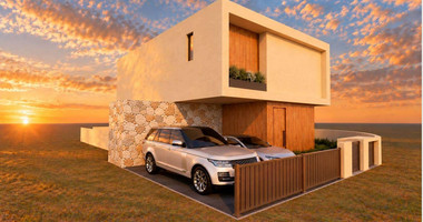 Three-Bedroom two storey  Villa with Garden for sale,  in Geroskipou, Paphos