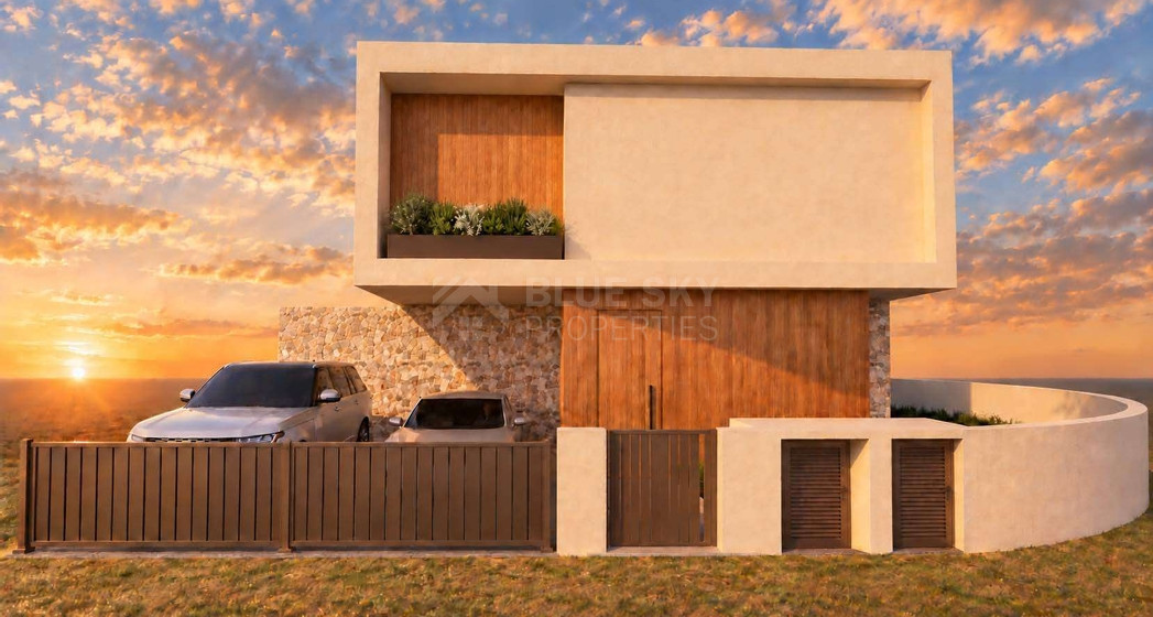 Three-Bedroom two storey  Villa with Garden for sale,  in Geroskipou, Paphos