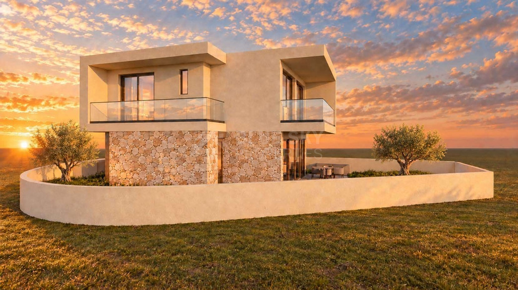 Three-Bedroom two storey  Villa with Garden for sale,  in Geroskipou, Paphos