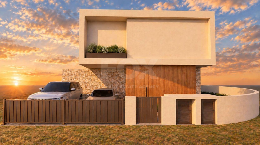 Three-Bedroom two storey  Villa with Garden for sale,  in Geroskipou, Paphos