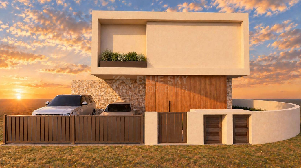 Three-Bedroom two storey  Villa with Garden for sale,  in Geroskipou, Paphos