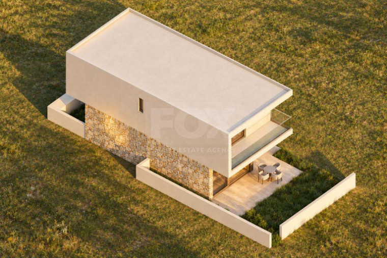Modern Three-Bedroom Villa in Geroskipou, Paphos with Garden and Communal Pool, For Sale.