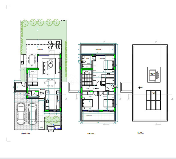 Modern Three-Bedroom Villa in Geroskipou, Paphos with Garden and Communal Pool, For Sale.