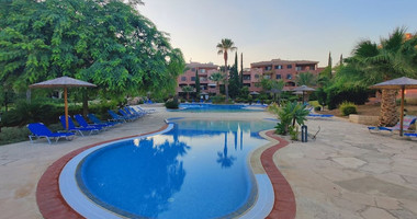 Three Bedroom Ground Floor Apartment with Private Garden & Pool Views ,Universal, Paphos