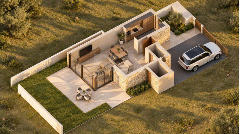 Three Bedroom ,Two Storey -Villa for Sale in Agia Marinouda, Cyprus