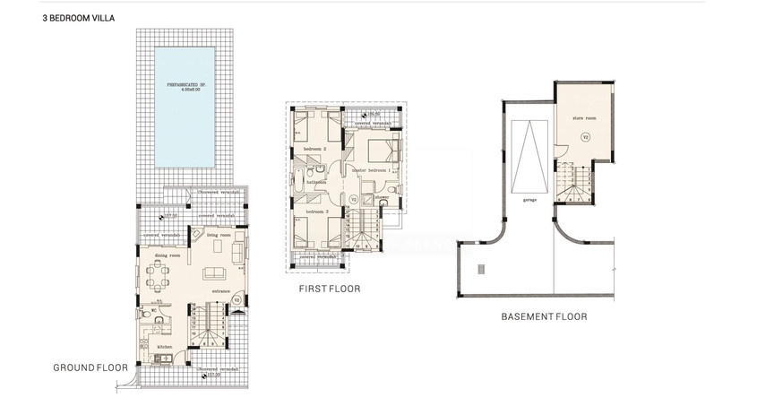 Modern three Bedroom Villa in  Neo Chorio, Paphos with Private  Swimming Pool