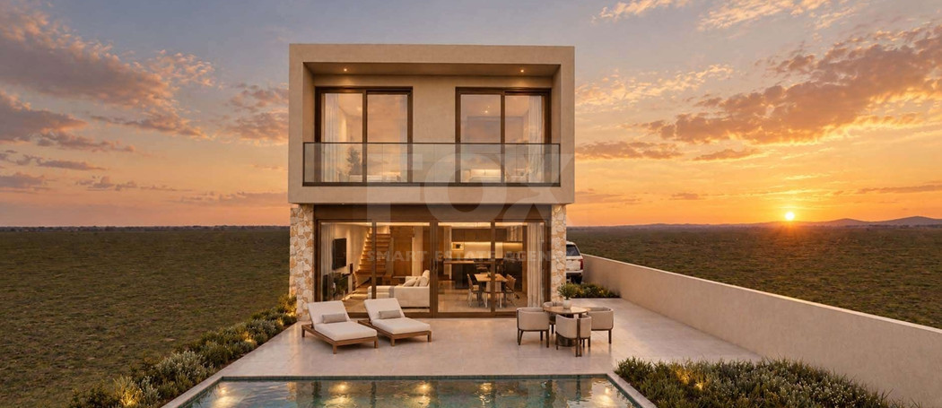 Modern Three-Bed Villa in Agia Marinouda Gated Complex for sale