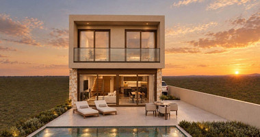 Modern Three-Bed Villa in Agia Marinouda Gated Complex for sale