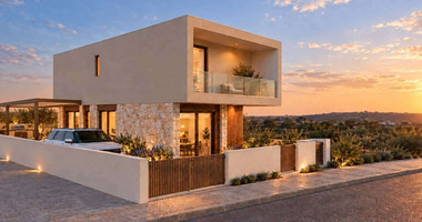 Modern Three-Bed Villa in Agia Marinouda Gated Complex for sale