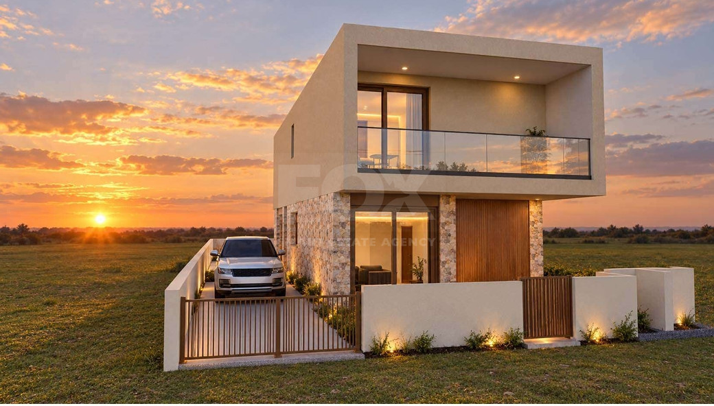 Modern Three-Bed Villa in Agia Marinouda Gated Complex for sale