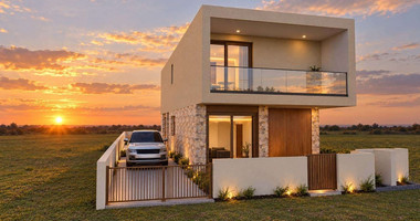 Modern Three-Bed Villa in Agia Marinouda Gated Complex for sale