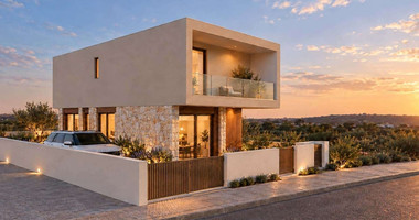 Modern Three-Bed Villa in Agia Marinouda Gated Complex for sale