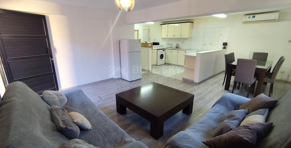 Furnished one Bedroom Apartment with Private Courtyard – Laiki Lefkothea