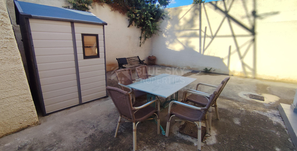Furnished one Bedroom Apartment with Private Courtyard – Laiki Lefkothea