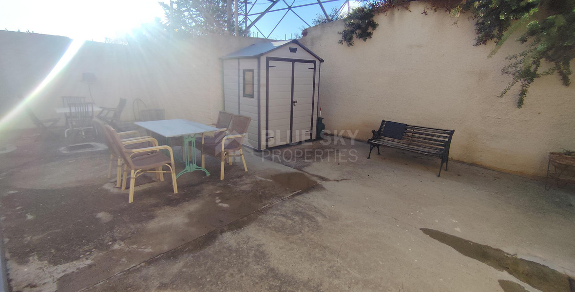 Furnished one Bedroom Apartment with Private Courtyard – Laiki Lefkothea