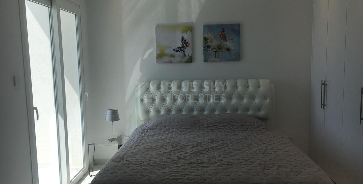 For Rent Luxury Seafront Three-Bedroom Fully Furnished Apartment in Parekklisia