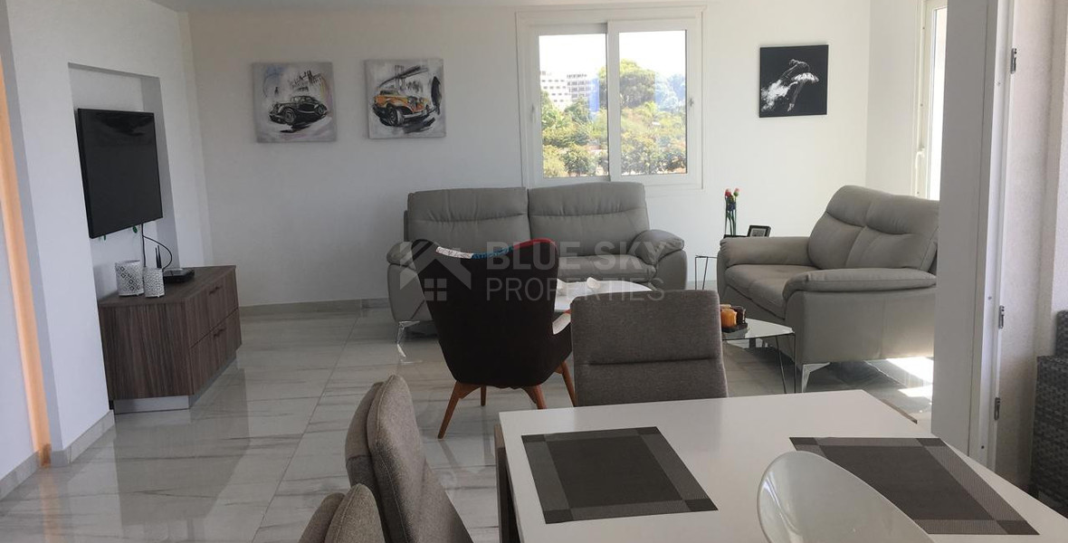 For Rent Luxury Seafront Three-Bedroom Fully Furnished Apartment in Parekklisia