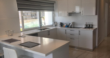 For Rent Luxury Seafront Three-Bedroom Fully Furnished Apartment in Parekklisia