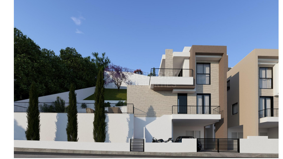 Brand-new semi-detached 3-bedroom house for sale in Palodia