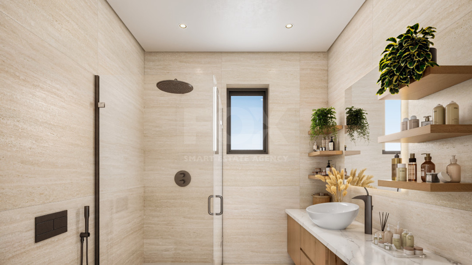Modern  two bedroom, first floor Apartment in Pafos Center, for sale