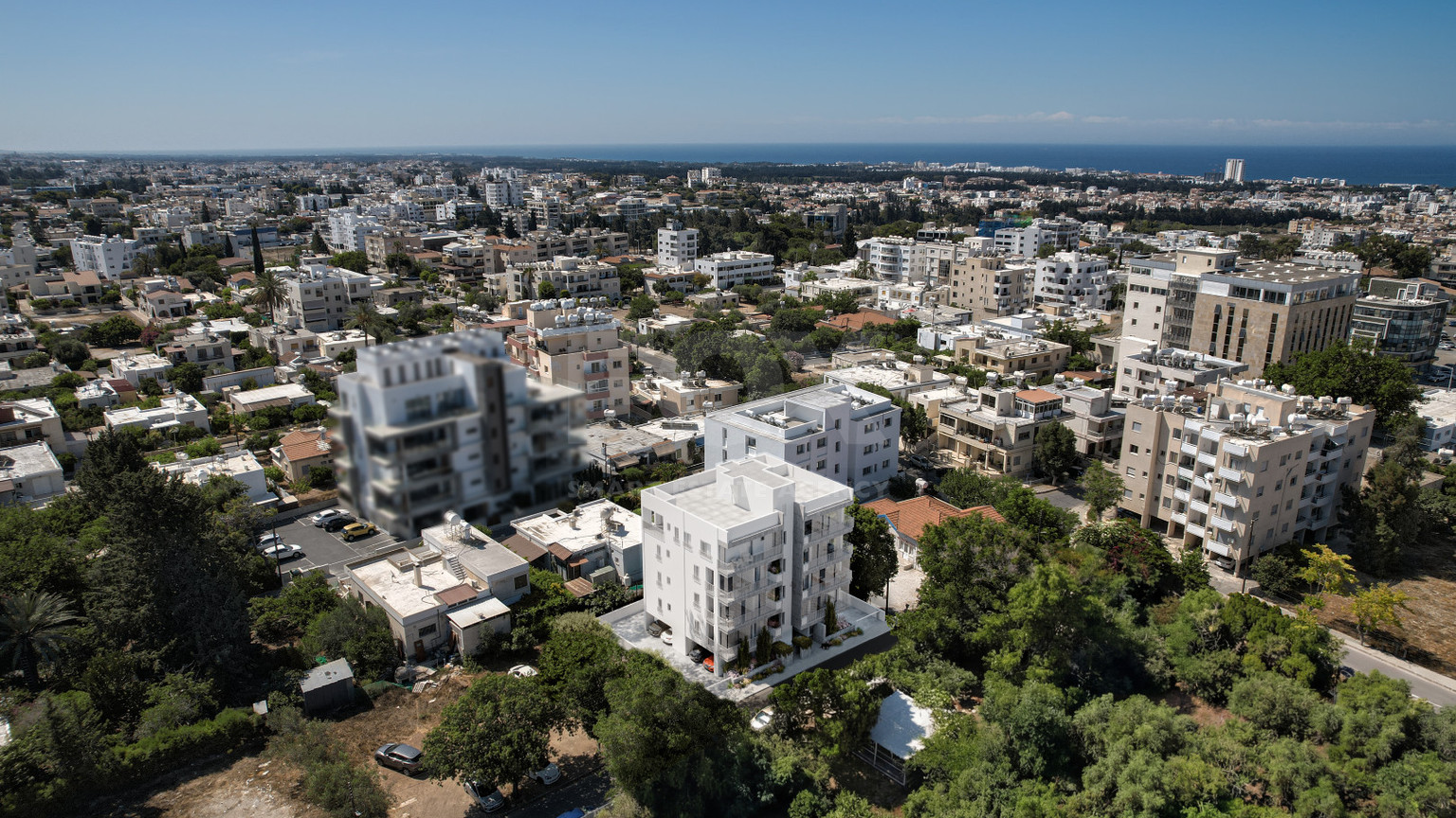 Modern  two bedroom, first floor Apartment in Pafos Center, for sale