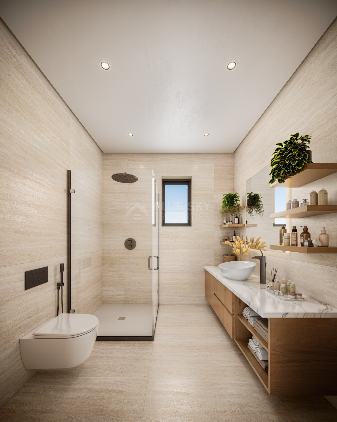 Modern  two bedroom, third floor Apartment in Pafos Center,  for sale