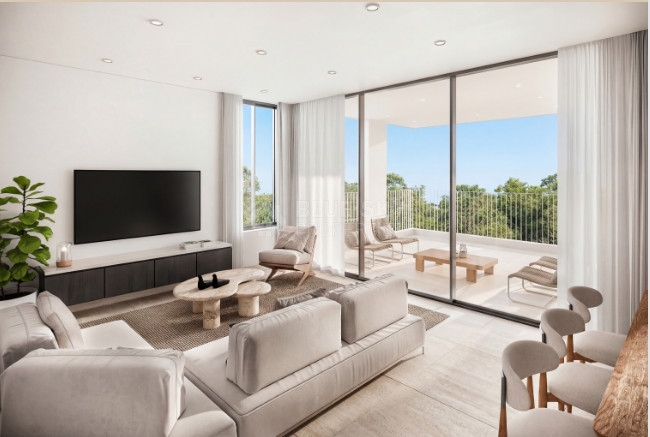 Modern  two bedroom, third floor Apartment in Pafos Center,  for sale