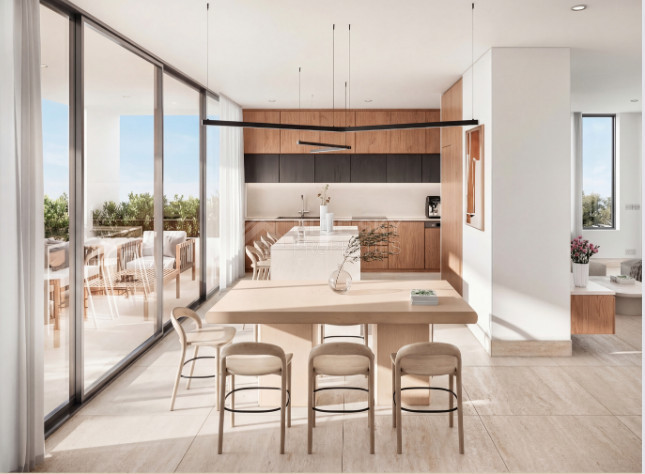 Modern  two bedroom, third floor Apartment in Pafos Center,  for sale