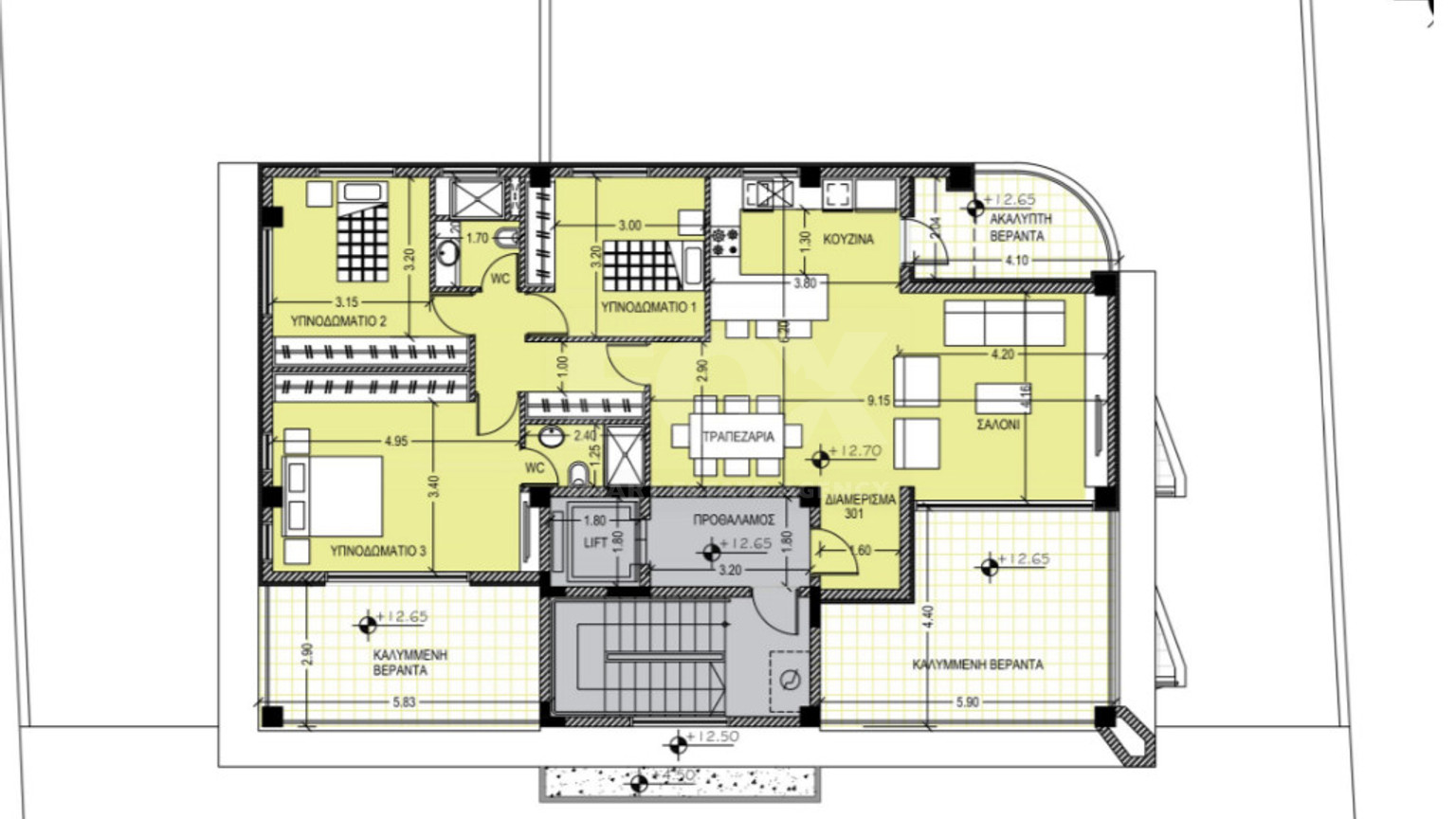3-Bedroom Penthouse for Sale in Central Limassol