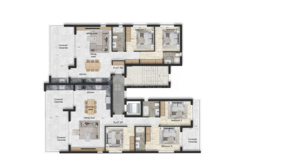 3-Bedroom Apartment on the 2hd Floor, for Sale in Agia Fyla, Limassol