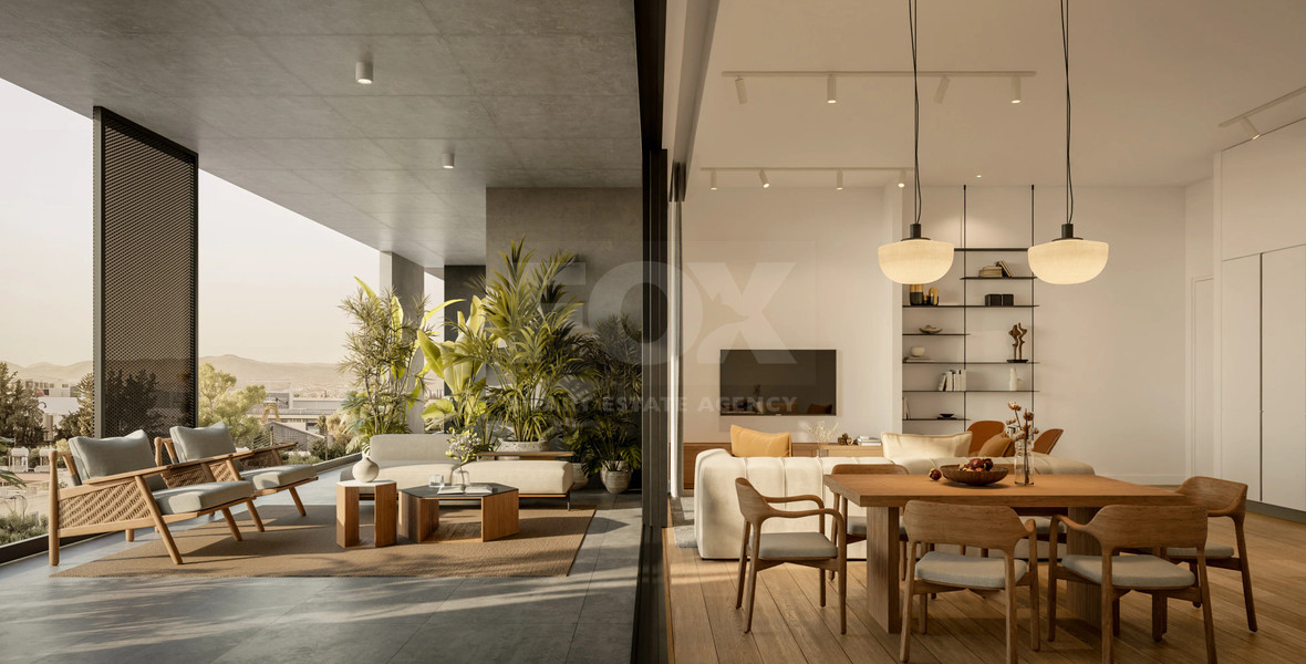 Exclusive Top-Floor 2-Bedroom Apartment with Roof Garden For Sale in Linopetra - Limassoll