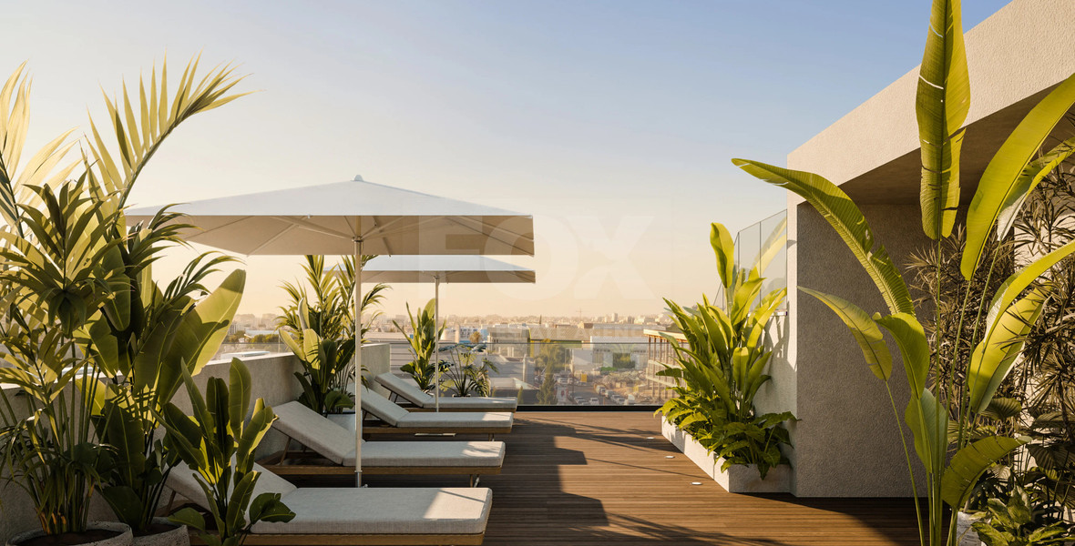Exclusive Top-Floor 2-Bedroom Apartment with Roof Garden For Sale in Linopetra - Limassoll