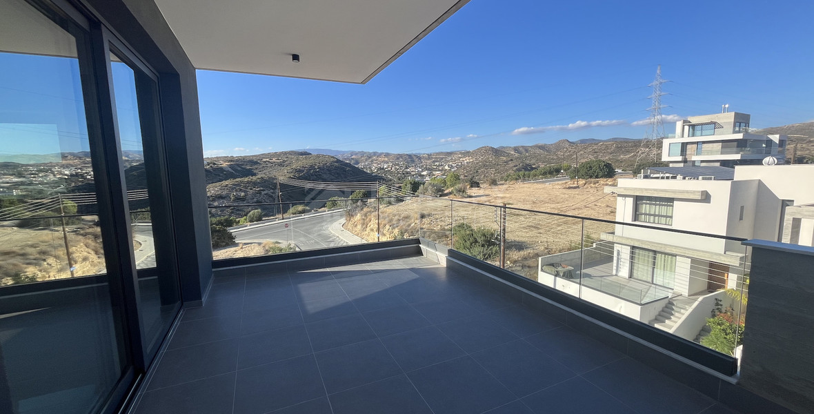 Brand-New 2-Bed Modern Penthouse for Rent in Agia Filaxi with Sea and City Views