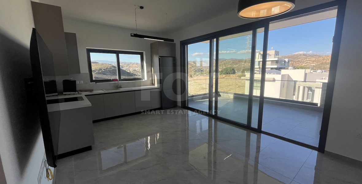 Brand-New 2-Bed Modern Penthouse for Rent in Agia Filaxi with Sea and City Views