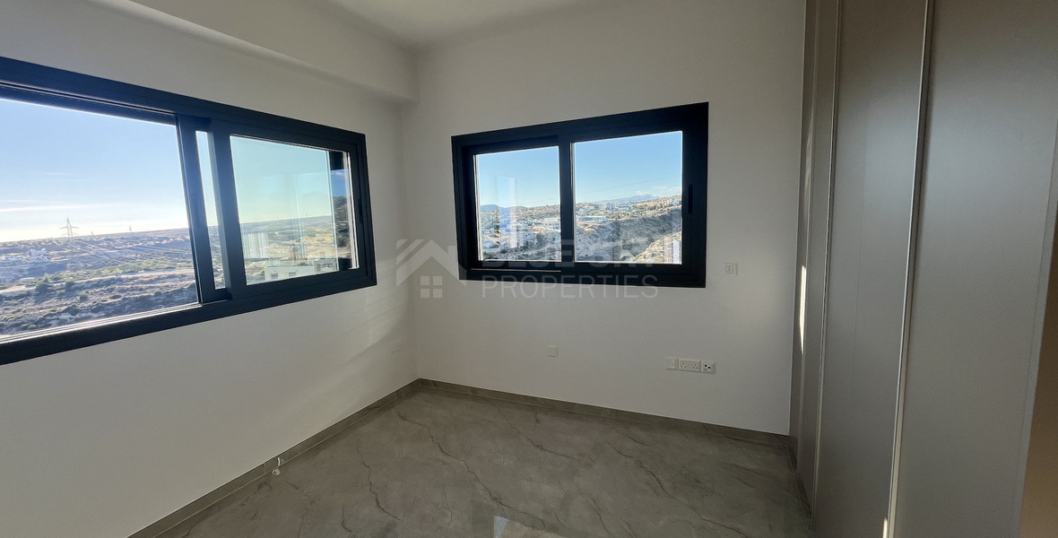 Brand-New 2-Bed Modern Penthouse for Rent in Agia Filaxi with Sea and City Views