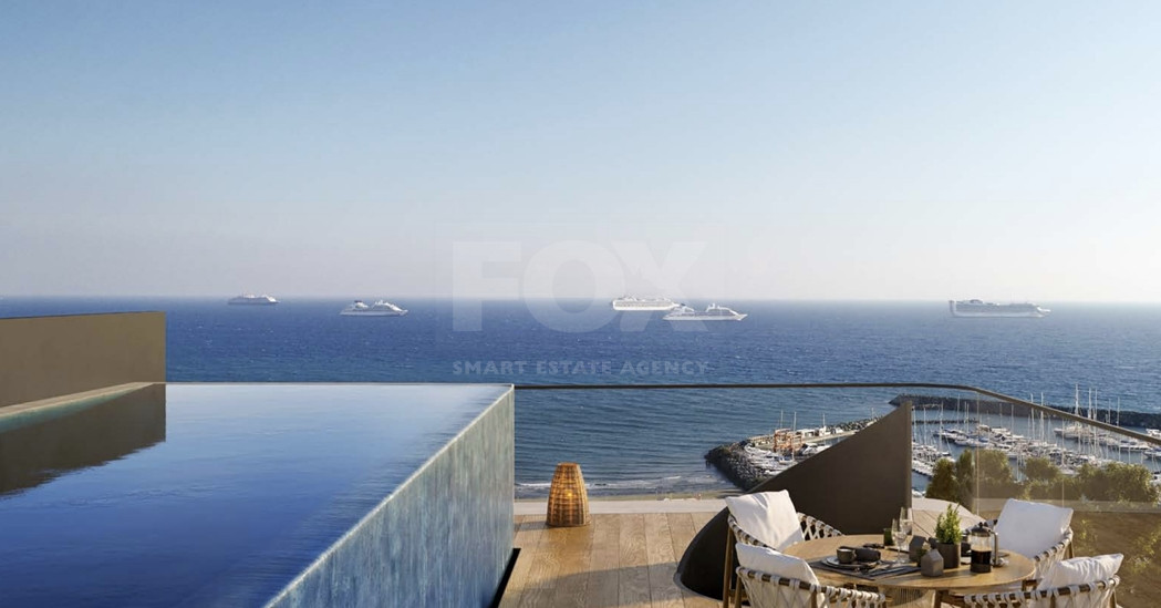 EXCLUSIVE LUXURY BEACHFRONT RESIDENCE | PAREKLISSIA, LIMASSOL 5+ BEDROOM LUXURY APARTMENT | PANORAMIC MEDITERRANEAN SEA VIEWS | DELIVERY JULY 2027