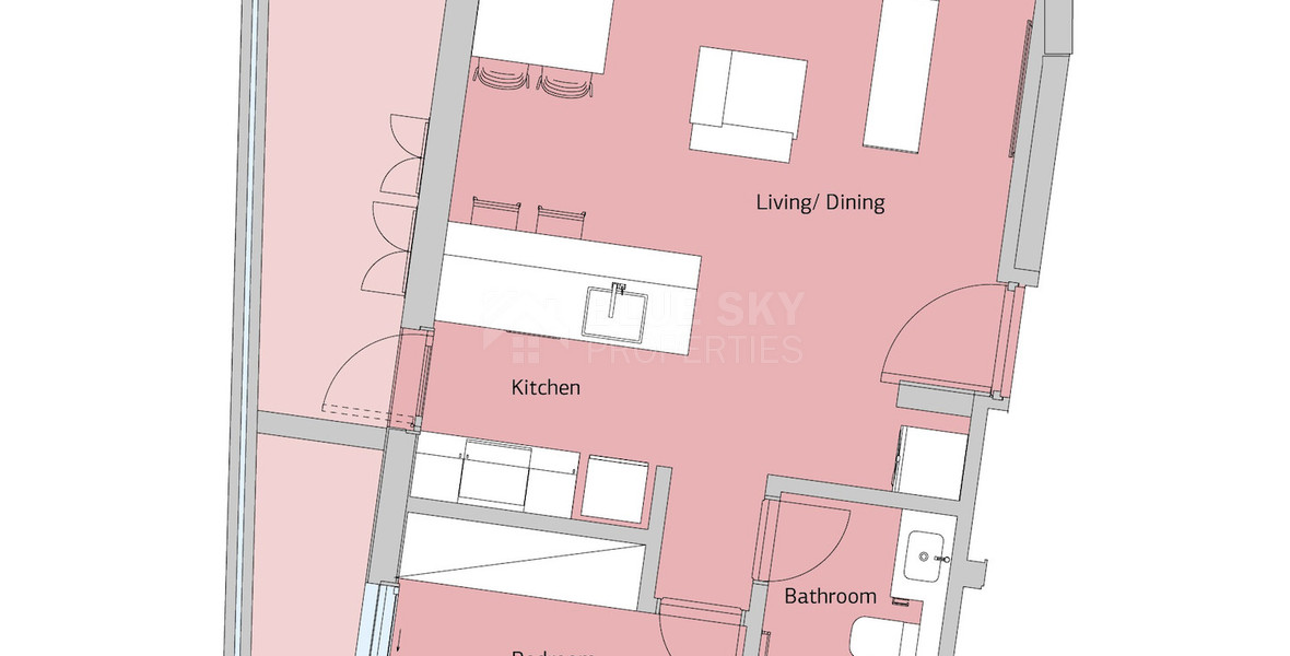 Modern 1-Bedroom Apartment for Sale in Katholiki, Limassol City Centre