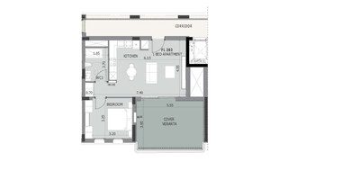 1-Bedroom Apartment for Sale in Agios Tychonas, Limassol