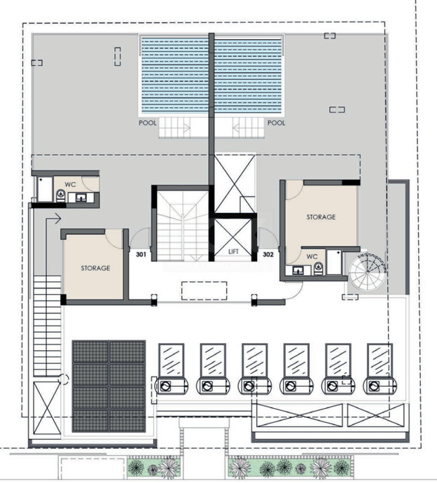 Exclusive Top-Floor 2-Bedroom Penthouse with Private Pool & Roof Garden for Sale in Germasogeia, Limassol